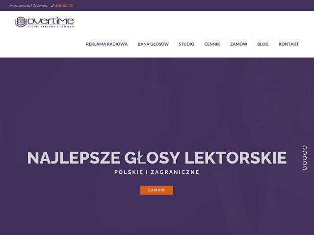 OVERTIME Studio Reklamy i Dźwięku s.c.