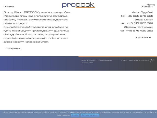 PRODOCK Sp. z o.o. Sp. K.